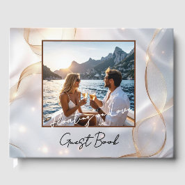 Livro De Visitas Lindo Presente Personalizado para Celebração Român