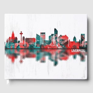 Livro De Visitas Liverpool England Skyline