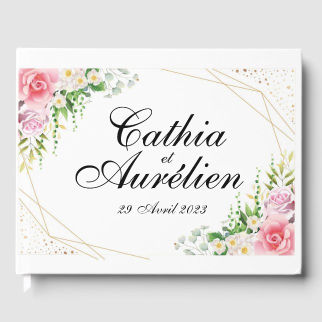 Livro De Visitas livre d'or Collection chic et champêtre (Frente)