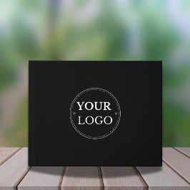Livro De Visitas Logotipo simples da empresa comercial moderna