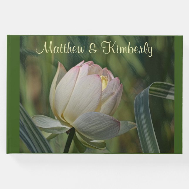 Livro De Visitas Lovely Lotus Blossom (Frente)