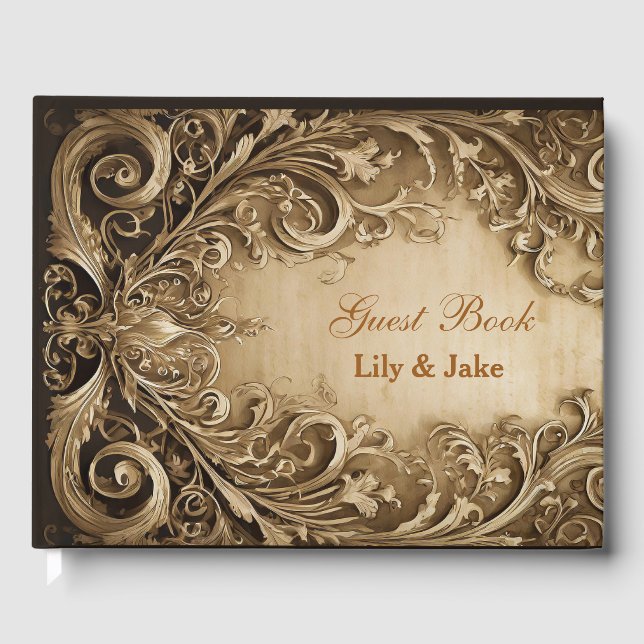 Livro De Visitas Lovely Rosa (Frente)