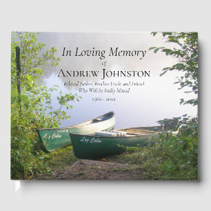 Livro De Visitas Loving Memory Canoes no Dawn Memorial