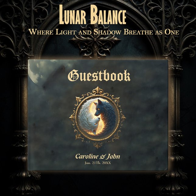 Livro De Visitas Lunar Balance – Where Shadows Embrace the Light.  (Criador carregado)