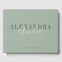 Manuscrito minimalista Boho Sage — negócios person