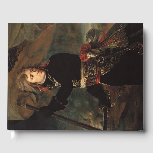 Livro De Visitas Marcha de Napoleão Bonaparte na Batalha de Arcole (Frente)