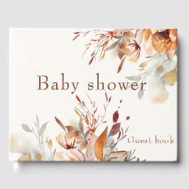 Livro De Visitas Massagem de Chás de fraldas de flores silvestres e