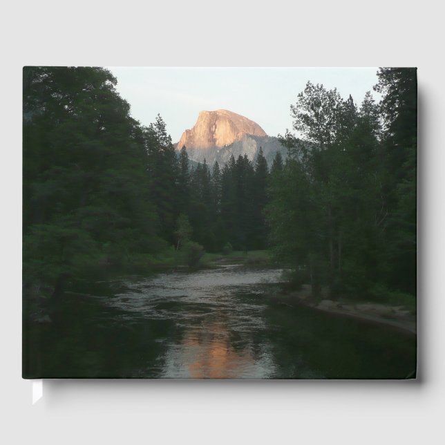 Livro De Visitas Meia Dome Sunset no Parque Nacional de Yosemite (Frente)