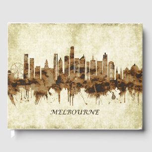 Livro De Visitas Melbourne Austrália Cityscape