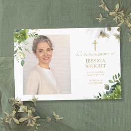 Livro De Visitas Memorial de Funeral Cristão de Foto de Vegetação