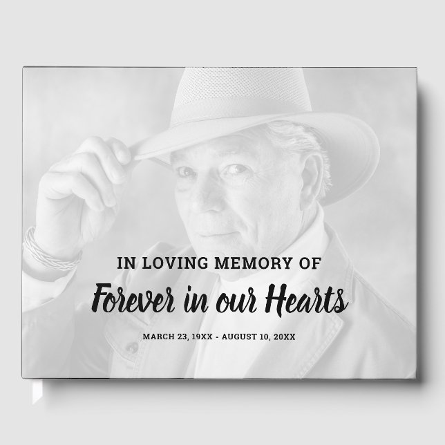 Livro De Visitas Memorial do Funeral Fotográfico (Frente)