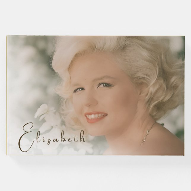 Livro De Visitas Memorial Funeral Simples Folha Branca (Frente)