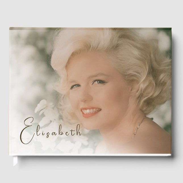 Livro De Visitas Memorial Funeral Simples Folha Branca (Frente)