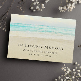 Livro De Visitas Memorial ou Funeral do Oceano de Praia