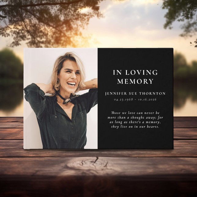 Livro De Visitas Memorial Photo & Message Sympathy  (Criador carregado)