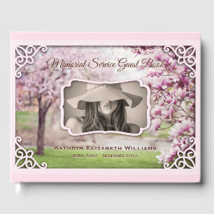 Livro De Visitas Memorial Primavera Magnolia Elegant Foto