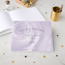 Livro De Visitas Memórias elegantes dos convidados de casamento da