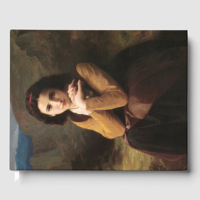 Livro De Visitas Mignon Innocence of Adolescent Girl, Bouguereau (Frente)