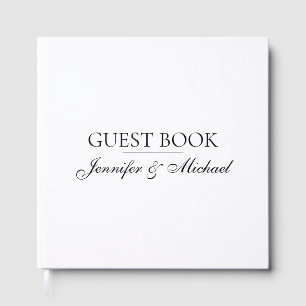 Livro De Visitas Minimalista Profissional Moderno Elegante