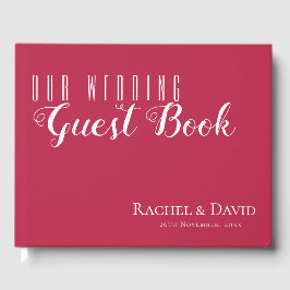 Livro De Visitas Mínimo Elegante Eles Viveram Feliz Após O Casament