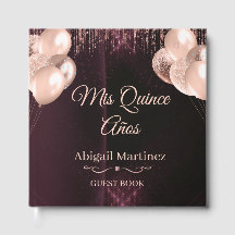 Livro de Visitas Mis Quince Años | Verde e Dourado