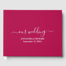 Livro De Visitas Modern Boho Floral Wedding