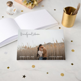 Livro De Visitas Modern Elegant Photo Wedding