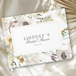 Livro De Visitas Modern Spring Bridal Shower