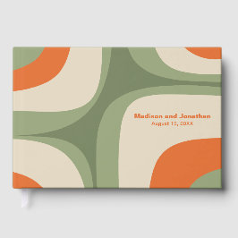 Livro De Visitas Modernista moderno do Groove Retroativo do meio sé