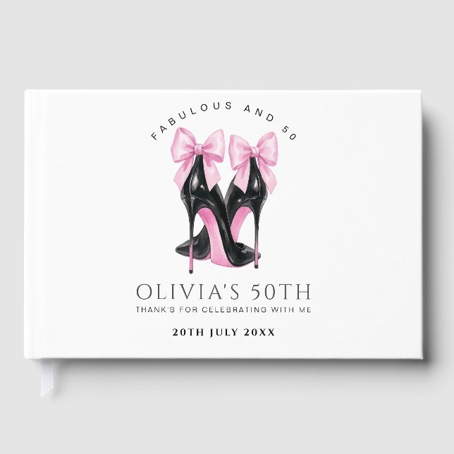 Livro De Visitas Moderno Fabuloso e 50 Keepsasakame (Frente)