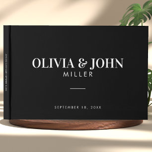Livro De Visitas Moderno Personalizado com Recepção de casamento de