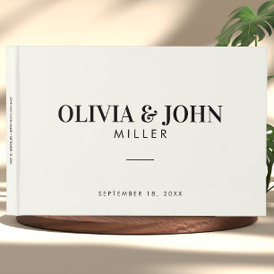 Livro De Visitas Moderno Personalizado com Recepção de casamento de