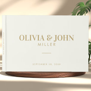 Livro De Visitas Moderno Personalizado com Recepção de casamento de