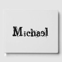 Monograma moderno minimalista, nome cinza negra