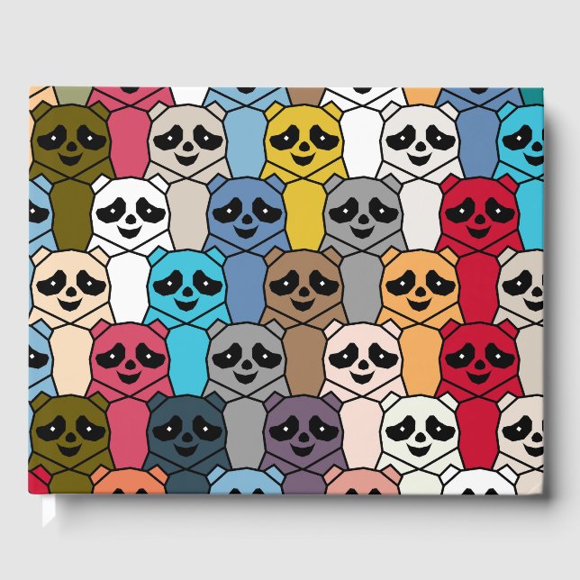 Livro De Visitas Monster Panda (Frente)