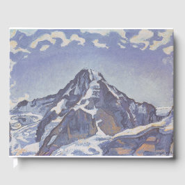 Livro De Visitas Montanha Monge Com Nuvens (Ferdinand Hodler)