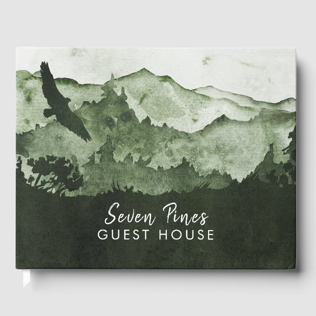 Livro De Visitas Montanhas Comentários de Aluguel de Férias da Casa (Frente)