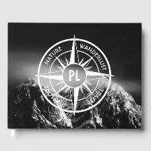 Montes dramáticos do emblema da estrela da Compass