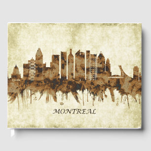 Livro De Visitas Montreal Canada Cityscape