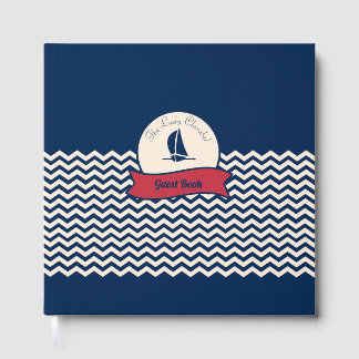 Livro De Visitas motivo de logotipo de navio da marinha decoração d