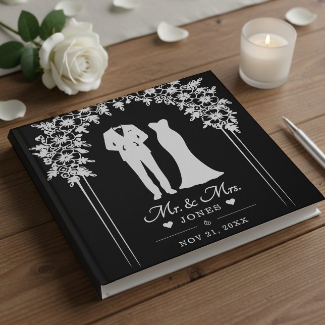Livro De Visitas Mr & Mrs Wedding Dress Tuxedo Newlywed Couple (Mr & Mrs Wedding Dress Tuxedo Newlywed Couple Guest Book
)