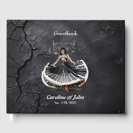 Livro De Visitas Mulher dançante elegante