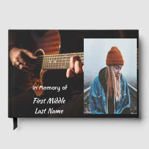 Livro de Visitas Músico Guitarrista Música