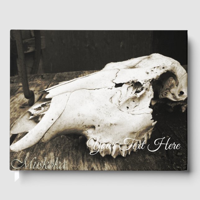Livro De Visitas Muskoka Skull (Frente)