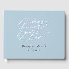 Livro De Visitas Nada de Rico apenas ama citação casual com foto