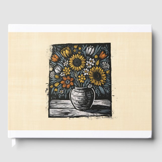 Livro De Visitas Não é bem van Gogh (Frente)