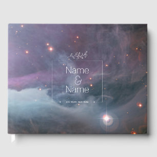 Livro De Visitas Nebulosa Astronomia Órion rosa violeta céu estrela
