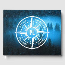 Névoa emblem monograma em estrela de pântano