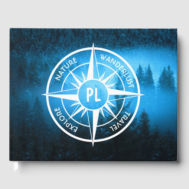 Livro De Visitas Névoa emblem monograma em estrela de pântano (Frente)