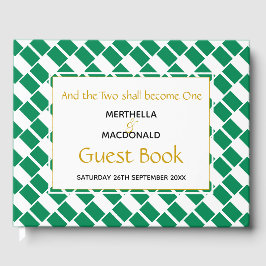 Livro De Visitas NIGERIA FLAG Christian Scripture Wedée nigeriano